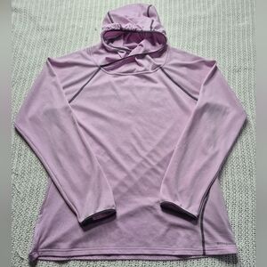 Patagonia Sunshade Hoody Womens Large Purple Lightweight Fish Long Sleeve